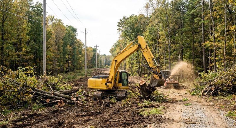 Easement Land Clearing in Gwinnett County, GA